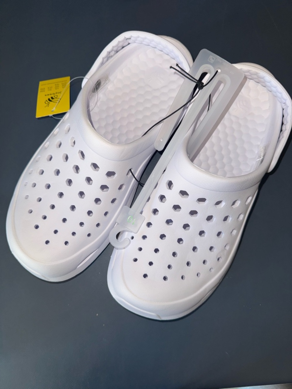 Joybees White Clog Slip-Ons